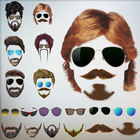 Cool Beard & Mustache Photo Editor-Man Hairstyles أيقونة