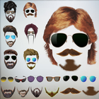 Cool Beard & Mustache Photo Editor-Man Hairstyles icône