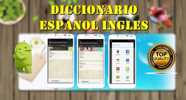 Diccionario  Español Ingles poster