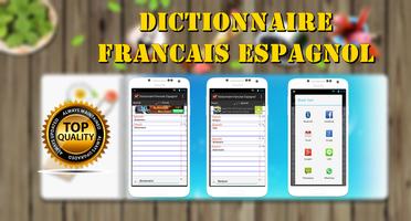 French Spanish Dictionary poster