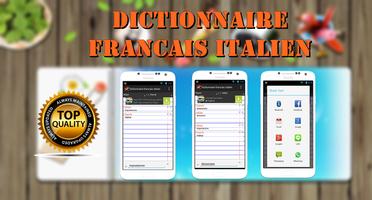 Dictionnaire Francais Italien โปสเตอร์