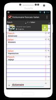 Dictionnaire Francais Italien screenshot 2