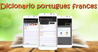 Dicionário Português Francês الملصق