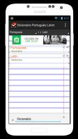 Dicionário Português Latim تصوير الشاشة 2