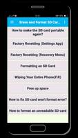 Erase And Format SD Card Tricks Guide 포스터