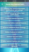Secret Any Android Settings screenshot 1