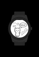 Meow Watchface syot layar 2