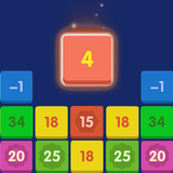 Drop Number: Drag Merge icon
