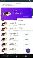 LiPo manager screenshot 2