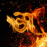 Fire Text Art Hindi ไอคอน