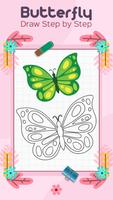 برنامه‌نما Butterfly Draw Step by Step عکس از صفحه