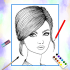 Face Draw Step by Step icône