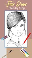 Face Draw Step by Step پوسٹر