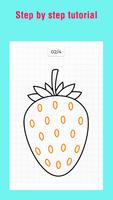 Fruits Draw Step by Step اسکرین شاٹ 3
