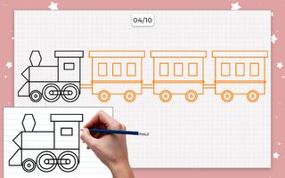 How to Draw Train اسکرین شاٹ 2