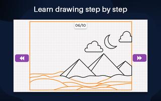 Scenery Draw Step by Step capture d'écran 3
