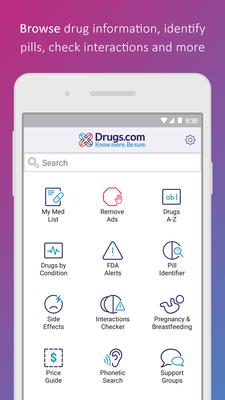 Drugs.com Screenshots