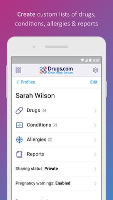 Drugs.com Screenshots