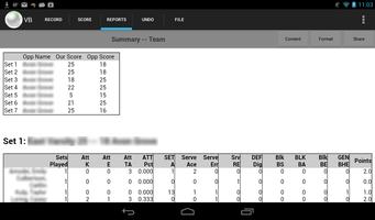 Volleyball Stat! screenshot 3