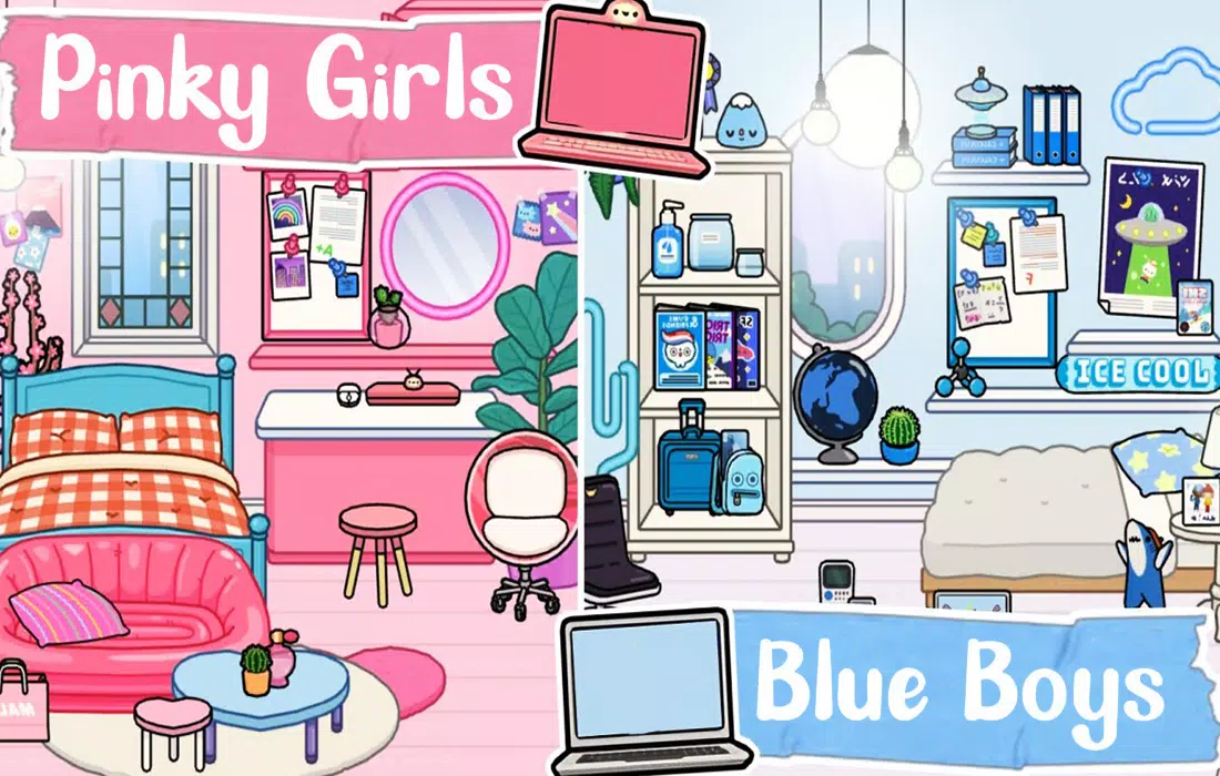 GIRL X BOY in Toca Life World 