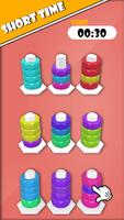 Nut & Bolts Color Sort Game 3D capture d'écran 2