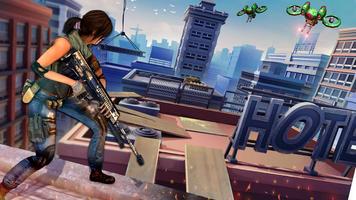 Firing squad battleground free fire 3d - Fps Games ภาพหน้าจอ 3