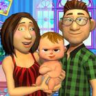 virtuel bébé mère simulateur famille Jeux icône