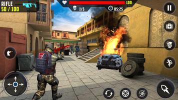 Counter Terrorist Gun Strike : Ops Battleground تصوير الشاشة 1
