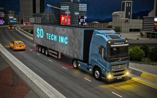 Euro Truck Simulator Game 2022 Cartaz