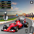carreras de autos fórmula 3d icono