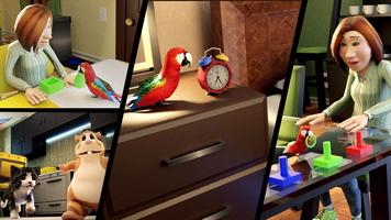 acariciar vet loro simulador: pájaro juegos captura de pantalla 3