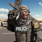 警察 模擬器 徒 復仇 犯罪 遊戲 圖標