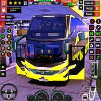 jogo de condução de ônibus Cartaz