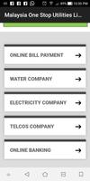 MALAYSIA ONE STOP UTILITIES LINKS 스크린샷 1