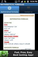 Mathematical Formulas poster