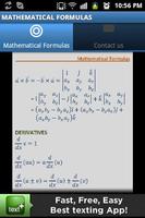Mathematical Formulas capture d'écran 1