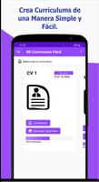 Mi Currículum Fácil, CV en PDF Poster