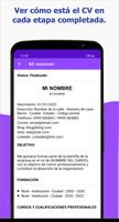 Mi Currículum Fácil, CV en PDF captura de pantalla 3