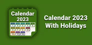 Calendar 2023 with Holidays