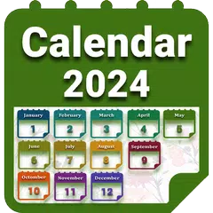 Calendar 2024 with Holidays アプリダウンロード