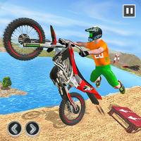 Dirt Bike Stunt Game Racing Affiche
