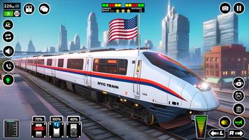 City Train Driver: Train Games Cartaz