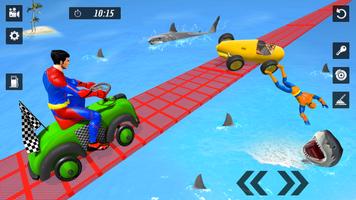 Racing in Car: Stunt Car Games स्क्रीनशॉट 2