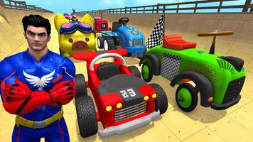 Racing in Car: Stunt Car Games स्क्रीनशॉट 3