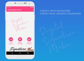 برنامه‌نما Digital Signature Maker عکس از صفحه