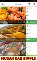 Resep Masakan Rumah Sederhana captura de pantalla 1