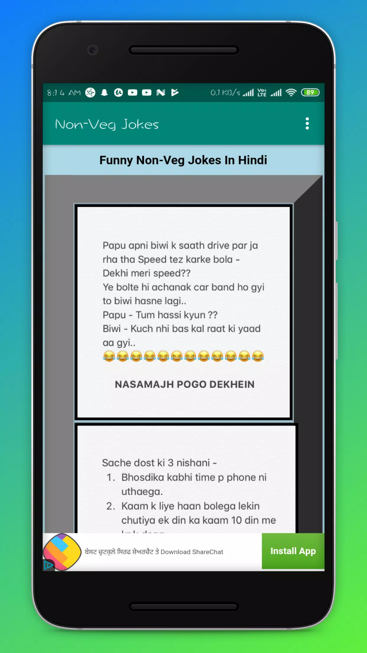 Funny Non-Veg Jokes In Hindi APK for Android Download Funny Non-Veg Jokes In Hindi APK for Android Download