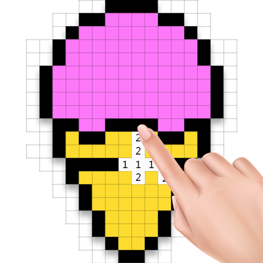 Pixel Art - 按編號上色的著色書