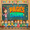 Pages Coloring Game