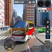 City Coach Bus Drop Sim Game آئیکن